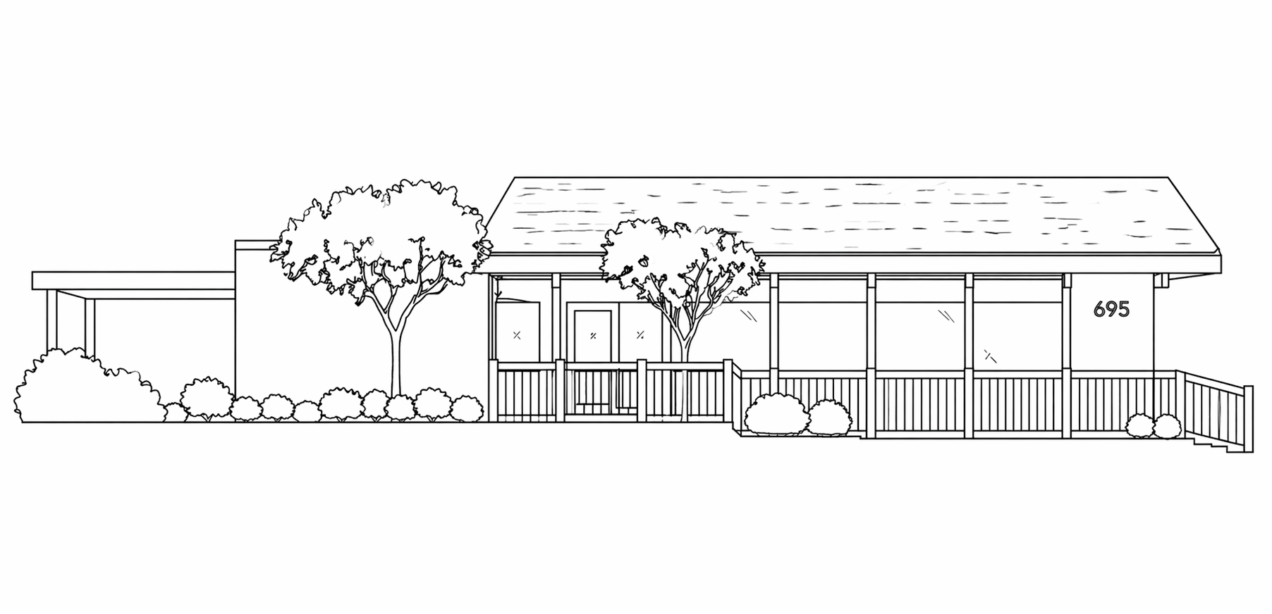 Little Oak Preschool building at 695 Bay Road